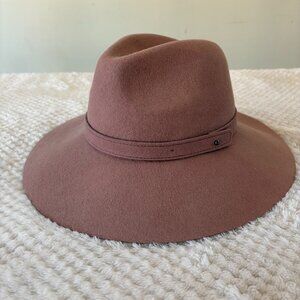 Macchia di Ruggine 100% Wool Dusty Purple Fedora Hat